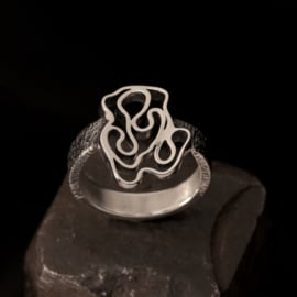 Zilveren ring 01586