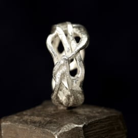 Zilveren ring 01540