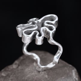 Zilveren ring  01701