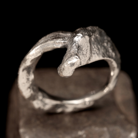 Zilveren ring   016261