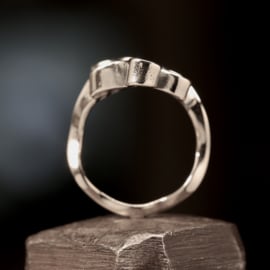 Zilveren ring  01621