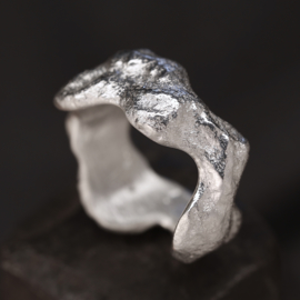 Zilveren ring 01525