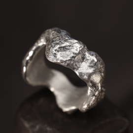 Zilveren ring 01525