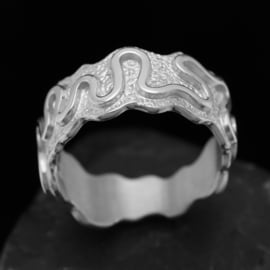 Zilveren ring   01721