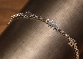 Zilveren armband   01167