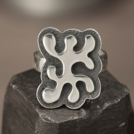 Zilveren ring 1190