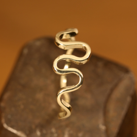 Geel gouden ring   02328