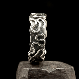 Zilveren ring  02303