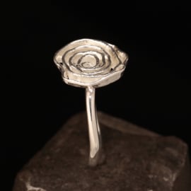 Zilveren ring 01609