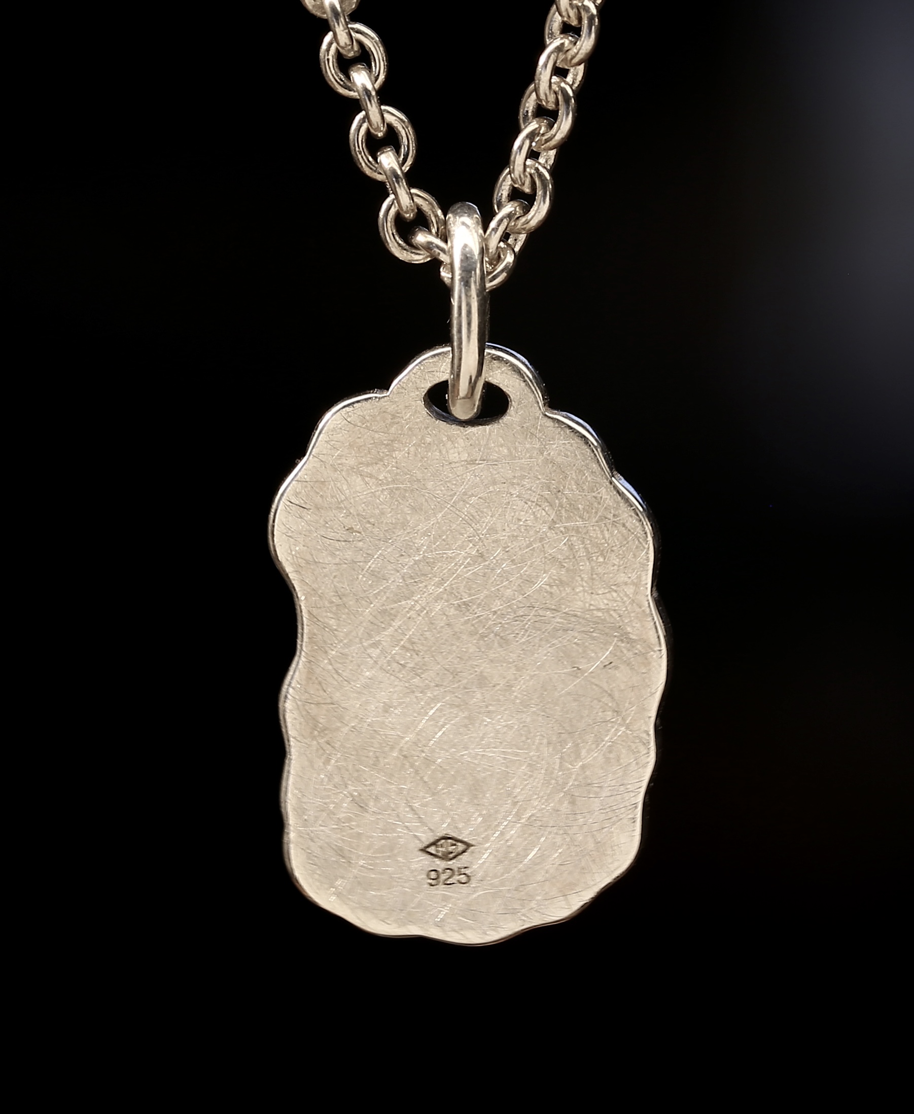 Zilveren hanger   025017