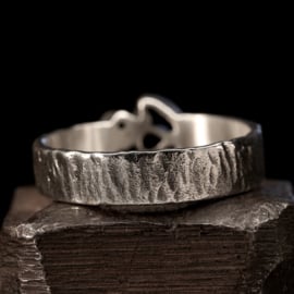 Zilveren ring 01616