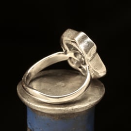 Zilveren ring   01601