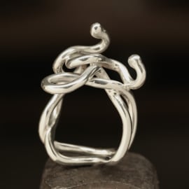 Zilveren ring 1185