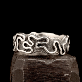 Zilveren ring  02303