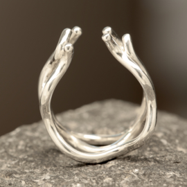Zilveren Ring 00192