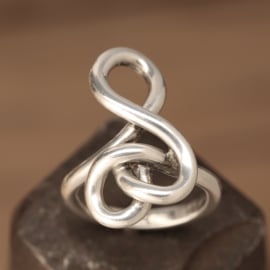 Zilveren ring 1158