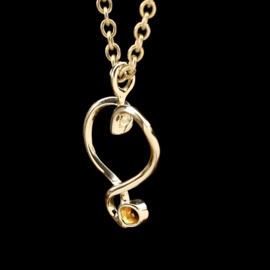 Zilveren hanger     026036