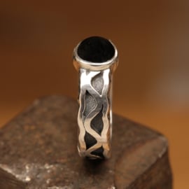 Zilveren ring 0047b