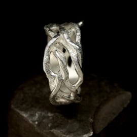 Zilveren ring 01540