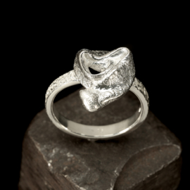 Zilveren ring 01544