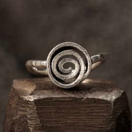 Zilveren ring 01575