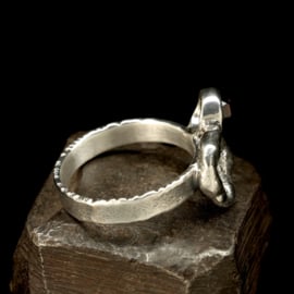 Zilveren ring 01545