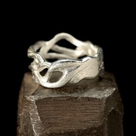 Zilveren ring 01540