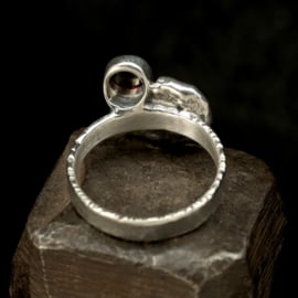 Zilveren ring 01545