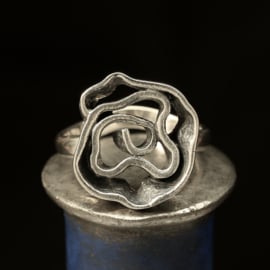 Zilveren ring   01601