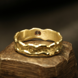 Geel gouden ring 1402