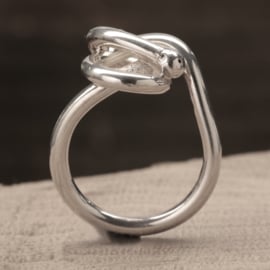 Zilveren ring 0031