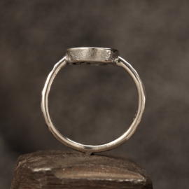 Zilveren ring 01575