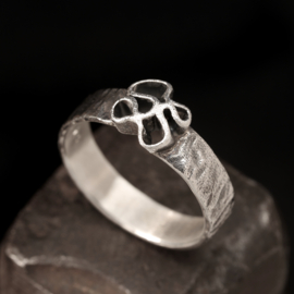 Zilveren ring 01616