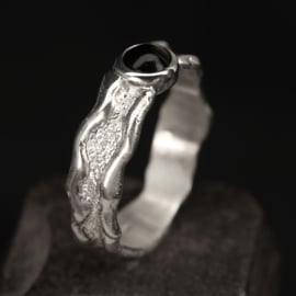 Zilveren ring    01704