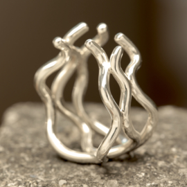 Zilveren Ring 00192
