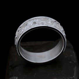 Zilveren ring  01711