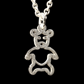 Zilveren hanger.    024064