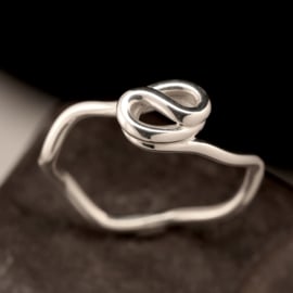 Zilveren ring  02310