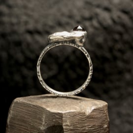 Zilveren ring 01545