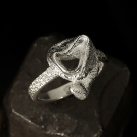 Zilveren ring 01544