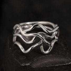 Zilveren ring    01725