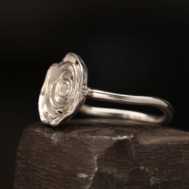 Zilveren ring 01609