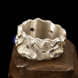 Zilveren ring    02315