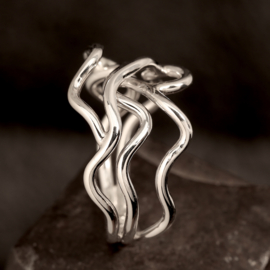 Zilveren ring    01725