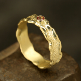 Geel gouden ring 1402