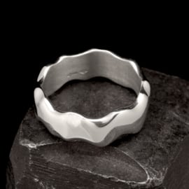 Zilveren ring    02306