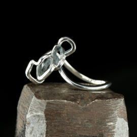 Zilveren ring 01562