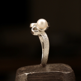 Zilveren ring 01595