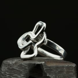 Zilveren ring 01571