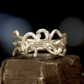 Zilveren ring. 02302